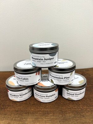 Elm Design Candles (new/fall scents) 6oz 100% US Soy Wax